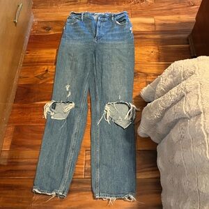 Abercrombie & Fitch size 8 r curve love 90s straight